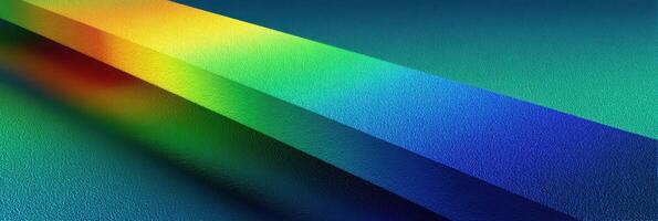 Vibrant geometric shapes create a colorful gradient design in a modern art style photo
