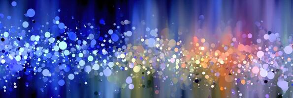 Colorful abstract background with vibrant dots creating a lively atmosphere at night photo
