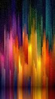 Colorful abstract art showcasing vibrant hues and textured patterns in a creative display of light and color photo