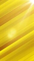Abstract background with golden diagonal streaks and lens flare, emitting bright light and creating a motion blur effect video