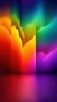 Vibrant abstract design showcasing colorful gradients and smooth patterns with captivating light effects photo