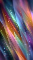 Colorful abstract waves of light create a vibrant display of colors in a dynamic composition photo