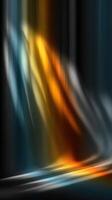 Colorful abstract light patterns on a dark background with flowing textures creating a dynamic visual experience photo