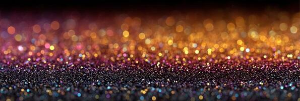Colorful glitter backdrop creates a vibrant atmosphere for various artistic projects and celebrations photo