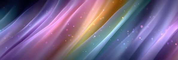 Colorful waves of light create a tranquil atmosphere in an abstract design showcasing vibrant hues at dusk photo