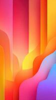Vibrant abstract design illustrating dynamic colors and smooth curves in a modern artistic expression photo