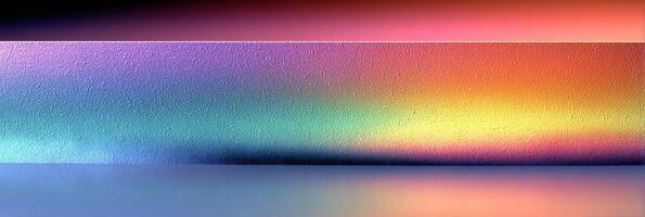 Colorful abstract gradient blending light shades at sunset in a serene atmosphere photo