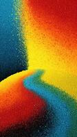 Colorful abstract sand art displays vibrant patterns and textures in a striking composition inspired by nature's beauty photo
