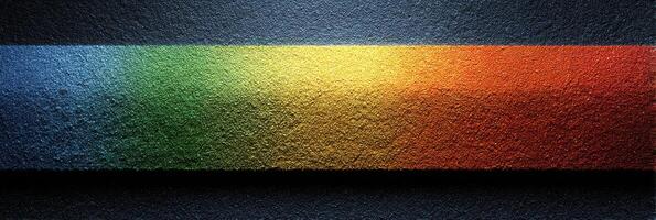 Colorful gradient of vibrant hues transitioning smoothly on a textured background photo