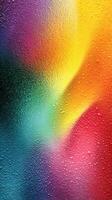 Vibrant colors blend together with droplets creating an abstract texture in a creative display of light and shadow photo