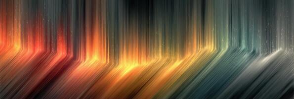Abstract patterns of colors and light blend together in a dynamic display of orange, yellow, and blue tones, creating an energetic effect photo