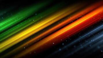 Colorful abstract lines creating a dynamic visual effect in dark background photo
