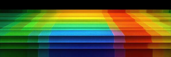 Colorful gradient pattern showcasing vibrant stripes in a rainbow spectrum on a flat surface photo