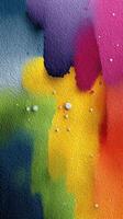 Vibrant abstract artwork showcasing bold colors blending together in an artistic expression photo