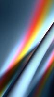 Colorful light reflections on smooth surface create a vibrant abstract pattern photo