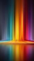Vibrant colors blend seamlessly in a mesmerizing abstract design with glowing elements and smooth gradients at dawn photo