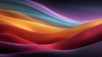 Colorful abstract waves flow across the background creating a vibrant visual experience photo