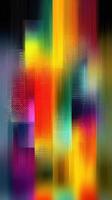 Colorful abstract composition with vibrant lines and patterns created through digital manipulation techniques photo