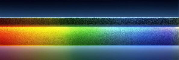 Colorful spectrum displayed in a smooth gradient with a dark background photo