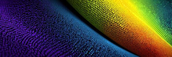 Vibrant abstract design showcasing colorful patterns and textures in a gradient of hues photo