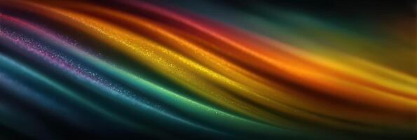 Colorful abstract wave patterns creating a vibrant visual experience in digital art photo