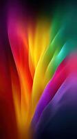 Colorful abstract wave patterns create a vibrant display of hues in a stunning visual composition photo