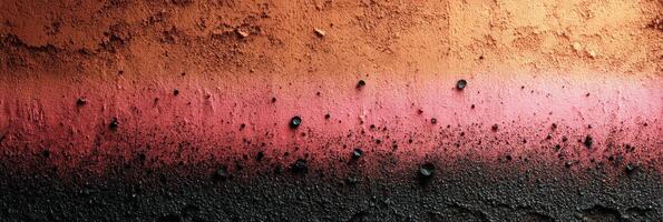Vibrant gradient of colors on textured wall surface creates an artistic backdrop in urban setting photo