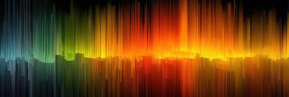 Colorful abstract digital design illustrating sound waves with vibrant hues and smooth transitions in a modern aesthetic photo