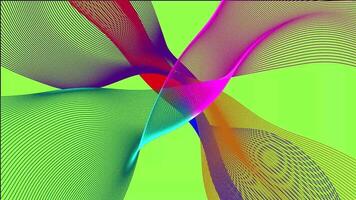 Abstract Colorful Line Art Animation Motion Graphics Background for Design Projects video
