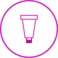 A tube of toothpaste in a circle vector