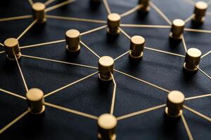 Network of connections photo
