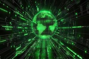 Global digital network photo
