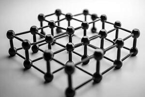 Geometric molecular structure photo