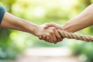 Teamwork and compromise photo