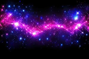 Abstract cosmic fireworks display photo