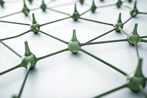 Interconnected neural network model photo