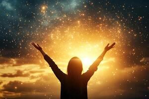 Reaching for the cosmos photo