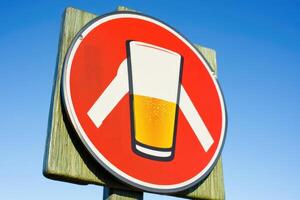 No Alcohol Sign photo