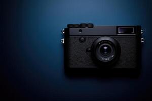 Modern, sleek, compact camera photo