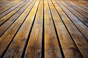 Wooden deck floorboards photo