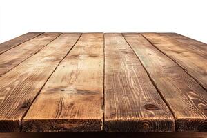 Wooden table top photo