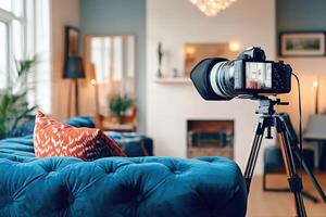 Home staging recording photo