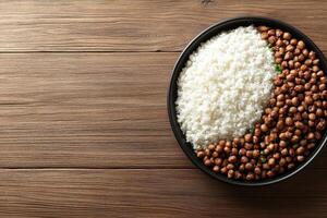 Balanced Rice and Chickpeas Dish photo