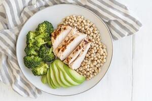 Healthy Chicken and Quinoa Bowl photo
