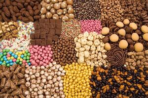 Colorful array of assorted confectionery photo