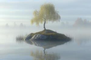 Misty Island Solitude photo