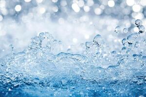 Water splashes and ripples photo