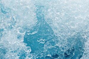 Frozen water surface texture photo