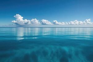 Tranquil ocean scene photo
