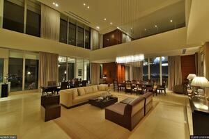 Luxurious Open-Concept Living Space photo